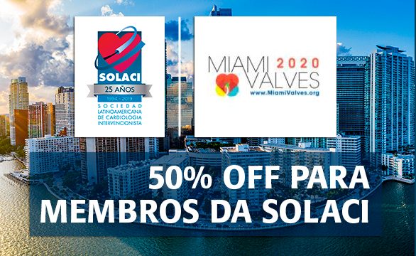 Miami Valves 2020 | 50% off para membros SOLACI