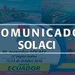 Comunicado | Suspensión de las XL Jornadas SOLACI en Manta, Ecuador