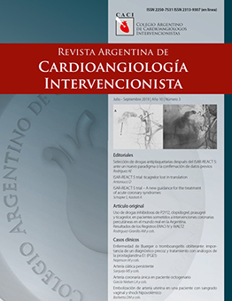 Revista Argentina de Cardioangiologistas Intervencionistas