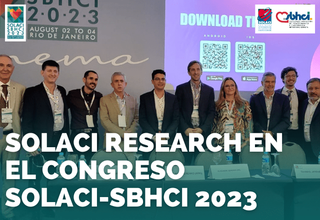 Se presentaron los Registros de SOLACI Research en el Congreso SOLACI-SBHCI 2023