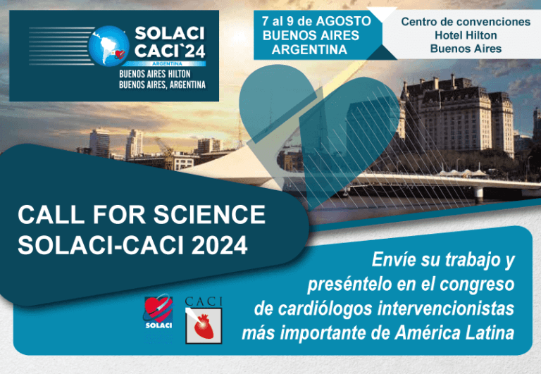 Call For Science SOLACI-CACI 2024: en 1 semana abrimos la recepción de trabajos científicos