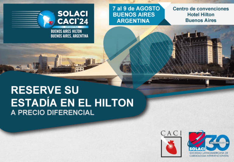 SOLACI-CACI 2024 - Reserve su estadía en el Hotel Hilton durante los días del Congreso