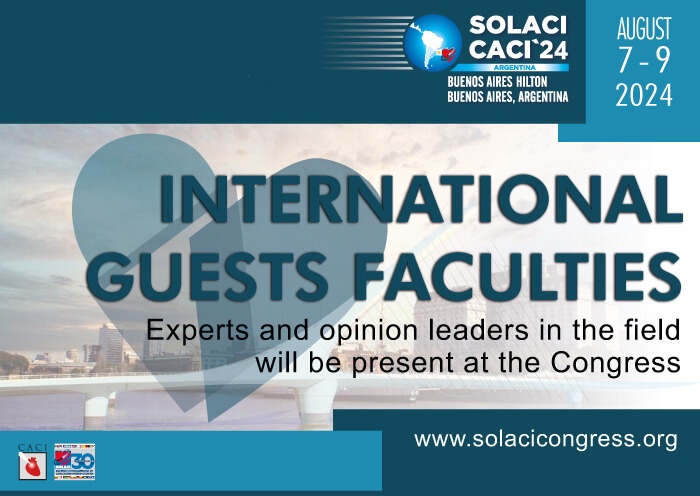 Discover the international guests of the SOLACI-CACI 2024 Congress