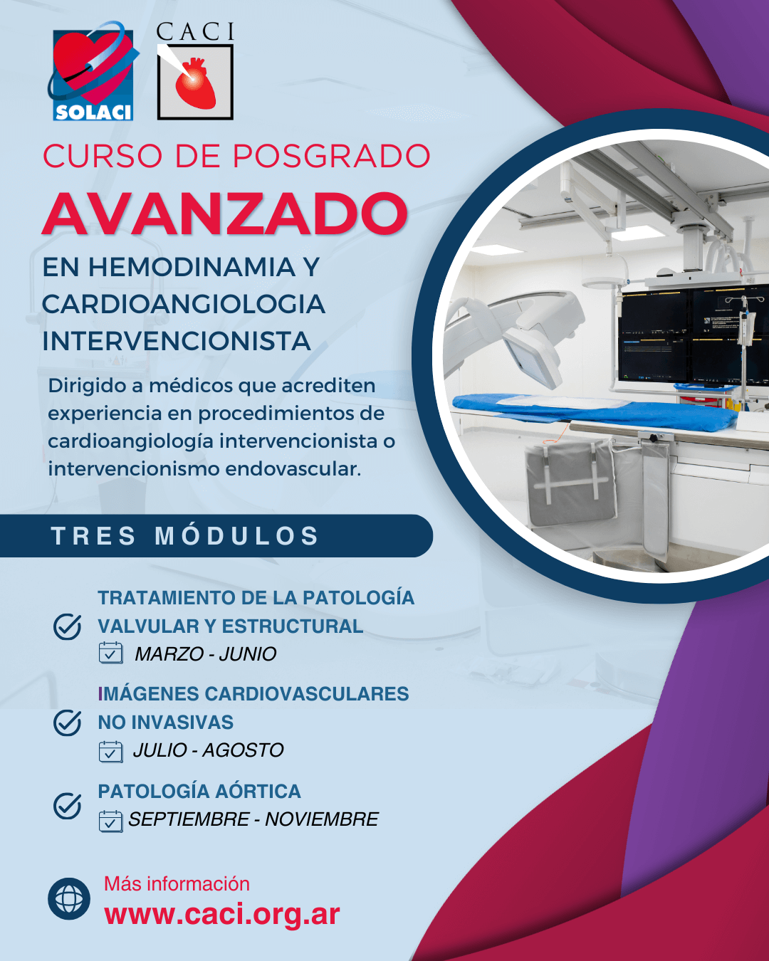 Curso SOLACI-CACI 2026 para médicos