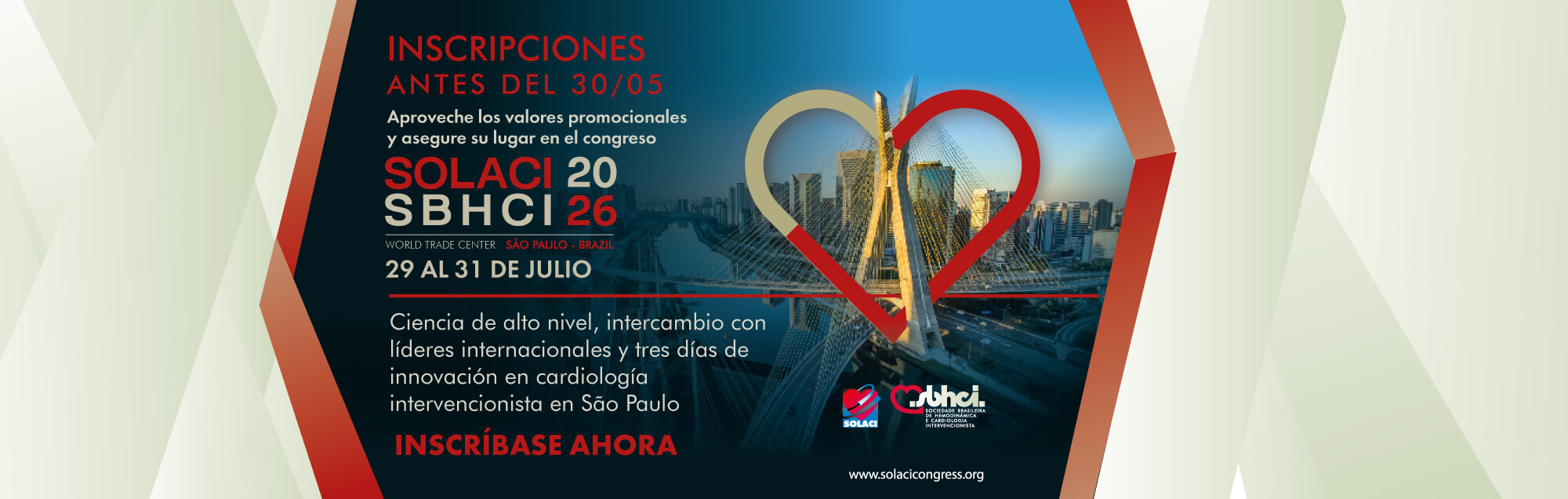 Inscripciones Congreso SOLACI & SBHCI 2026